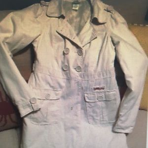 Women’s  Billabong Lined Pea Coat size Large